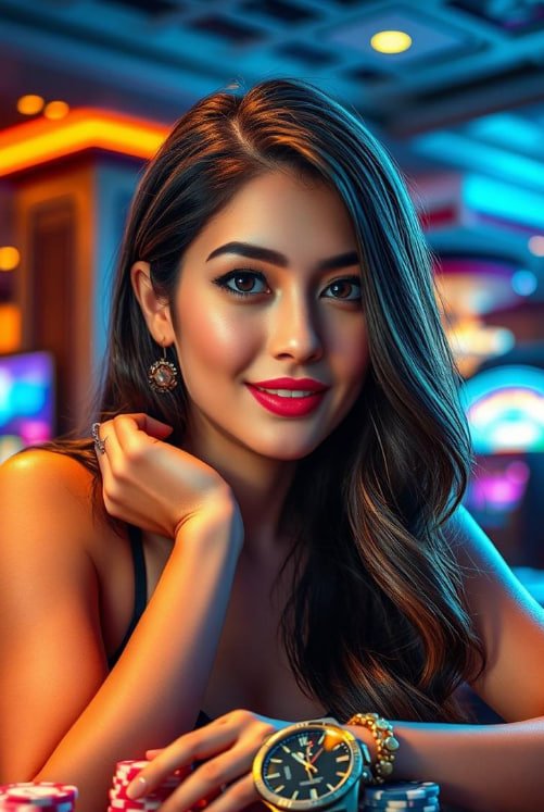 Ilustrasi taruhan virtual sports di layar digital interaktif